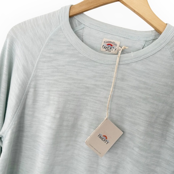 Faherty • Raglan Sweatshirt Glacier Blue - Picture 8 of 10